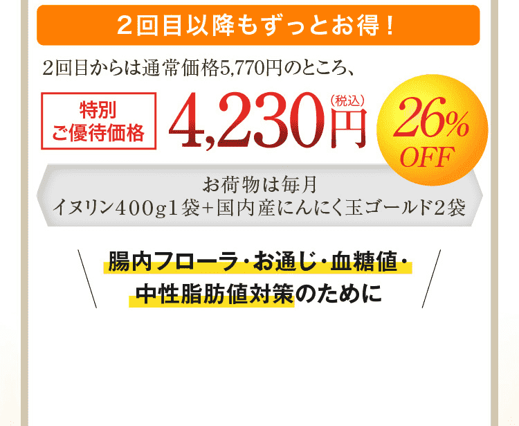 一世帯一回限り！！【高純度94.7％・機能性表示食品】高純度・水溶性食物繊維イヌリン