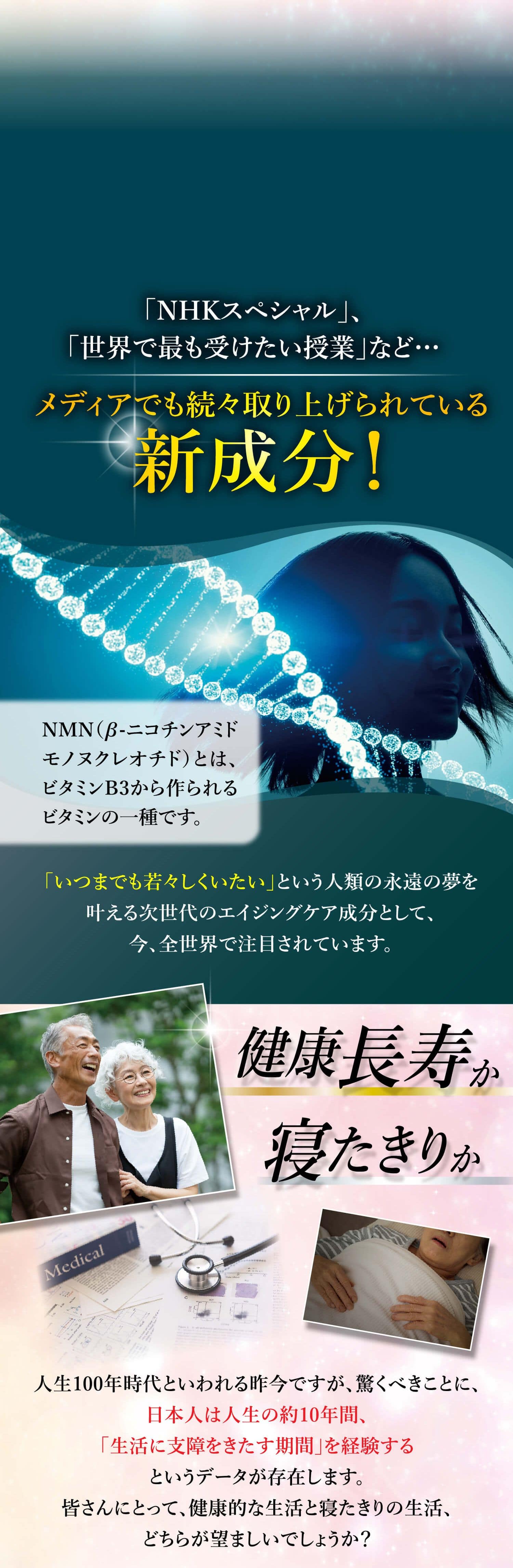 「NHKスペシャル」、「世界で最も受けたい授業」などメディアでも続々と取り上げられている新成分!
